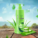 VI-JOHN Saffron Natural Fairness Body Lotion – Aloe Vera Hydration | For All Skin Types | 400ml